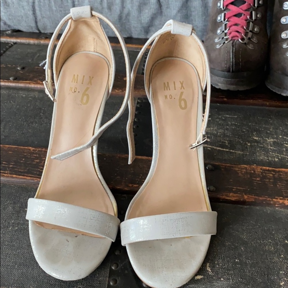 Silver heels